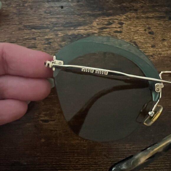 Miu Miu green sunglasses - Picture 8 of 9